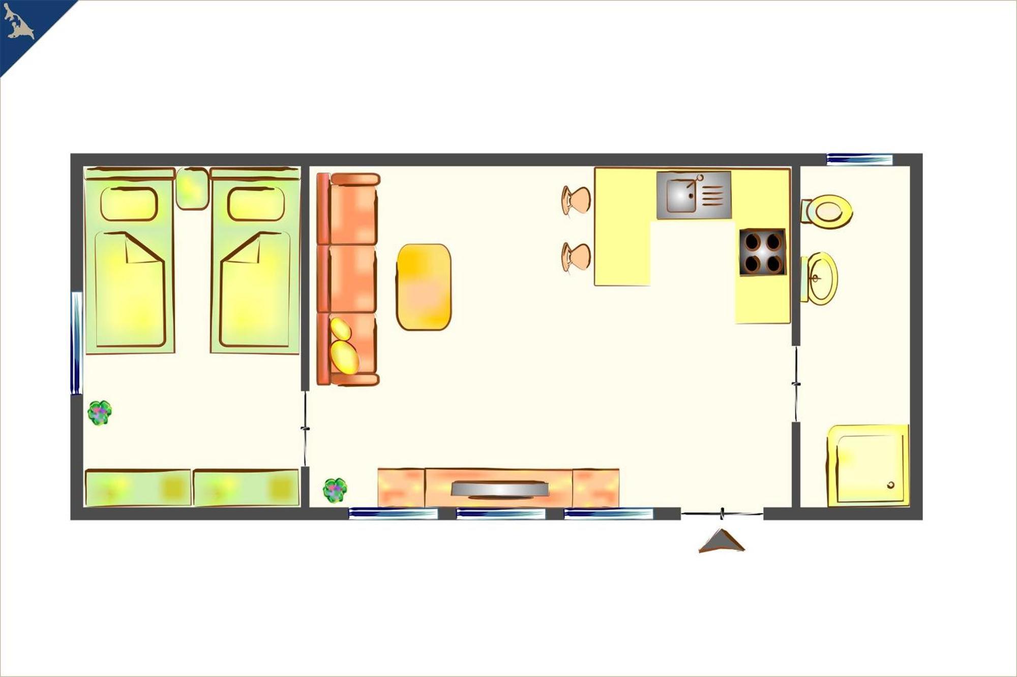 Ferienresort Moewenort Luetow Bungalow 1 Lutow エクステリア 写真
